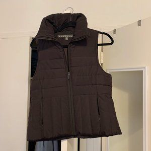 Down feather brown vest